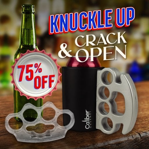 Caliber Gourmet Bottle Opener & Coozie Pack