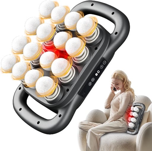 Massage Gun Deep Tissue 16 Heads, 9 Speeds & 9 Modes Deal