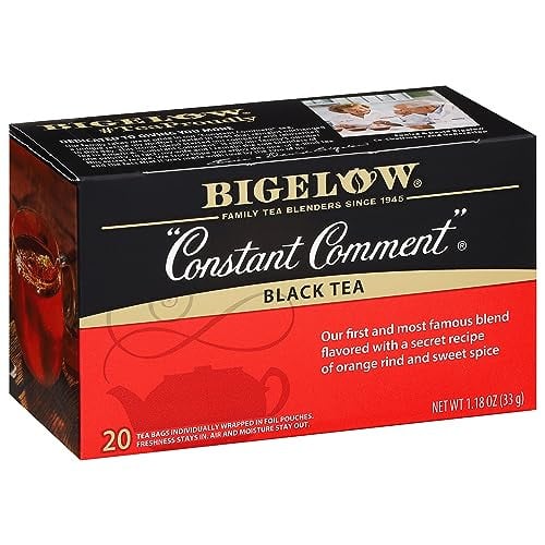 Bigelow Tea Constant Comment Caffeinated Black Tea 6-Pack 20-Count