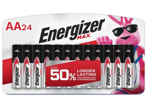 Energizer MAX AA Alkaline Batteries 24-Pack