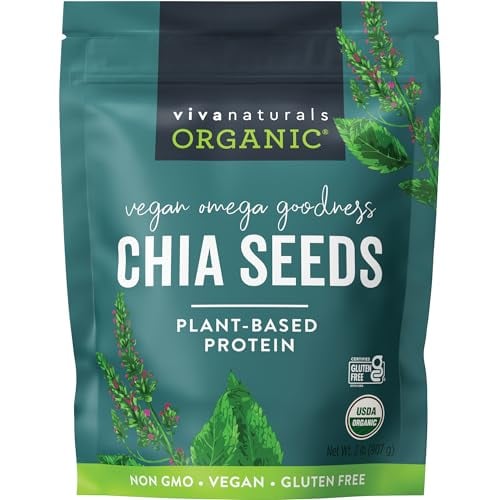 Viva Naturals Organic Chia Seeds 32 oz Deal