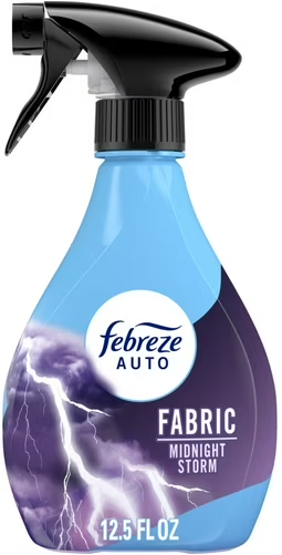 Febreze AUTO Car Fabric Spray, Odor Fighting Air Freshener, Midnight Storm or Ocean Breeze, 12.5 fl oz Deal