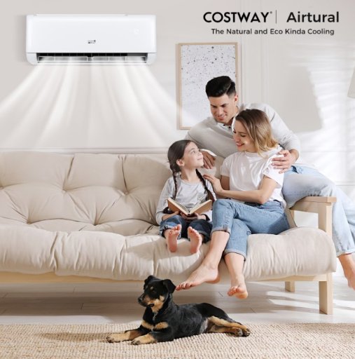 Costway Airtural Series 24000 BTU 21 SEER2 Mini Split Heat Pump Deal