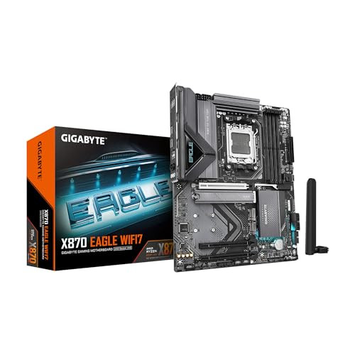 GIGABYTE X870 EAGLE WIFI7 (Socket AM5) AMD ATX DDR5 Wi-Fi 7 Motherboard