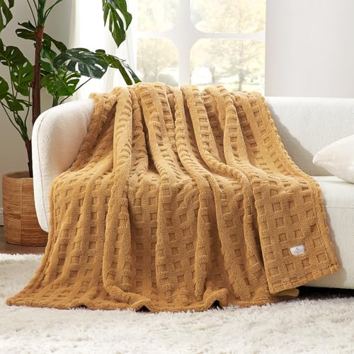 Cozy Bliss Ultra Soft Waffle Throw Blanket