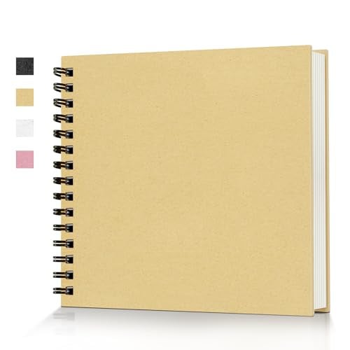 Popotop 8x8 Inch 60 Page Scrapbook Photo Album Deal