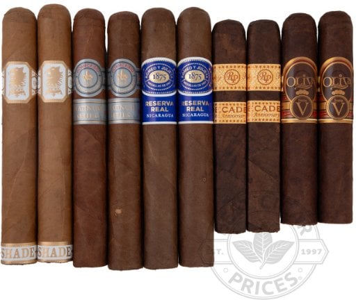 Top–shelf Tour 5–cigar Sampler 2x Deal (10 Total Cigars) Deal