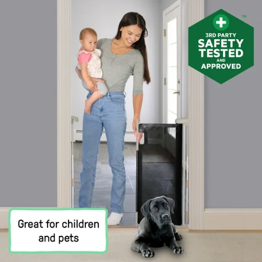 Tuck Away Retractable Extra Wide Safety Pet and Baby Gate