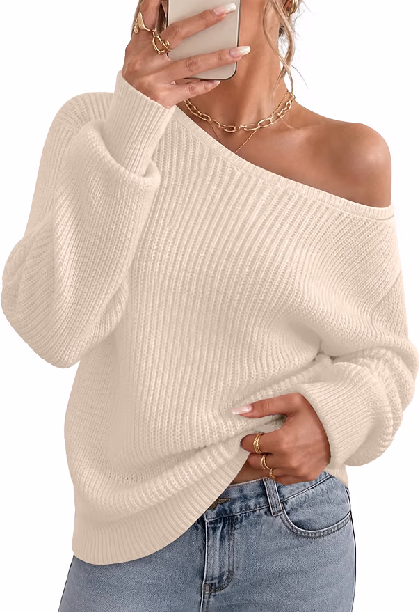 Sipaya Off the Shoulder Sweater 