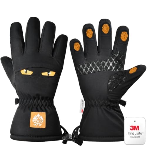 Kids Waterproof 3M Thinsulate Winter Gloves