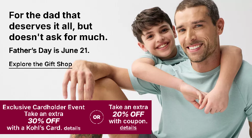 Kohl's Father's Day Sale Deal