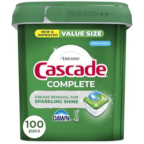 Cascade Complete Dishwasher Detergent Pods Fresh Scent 100-Count Deal