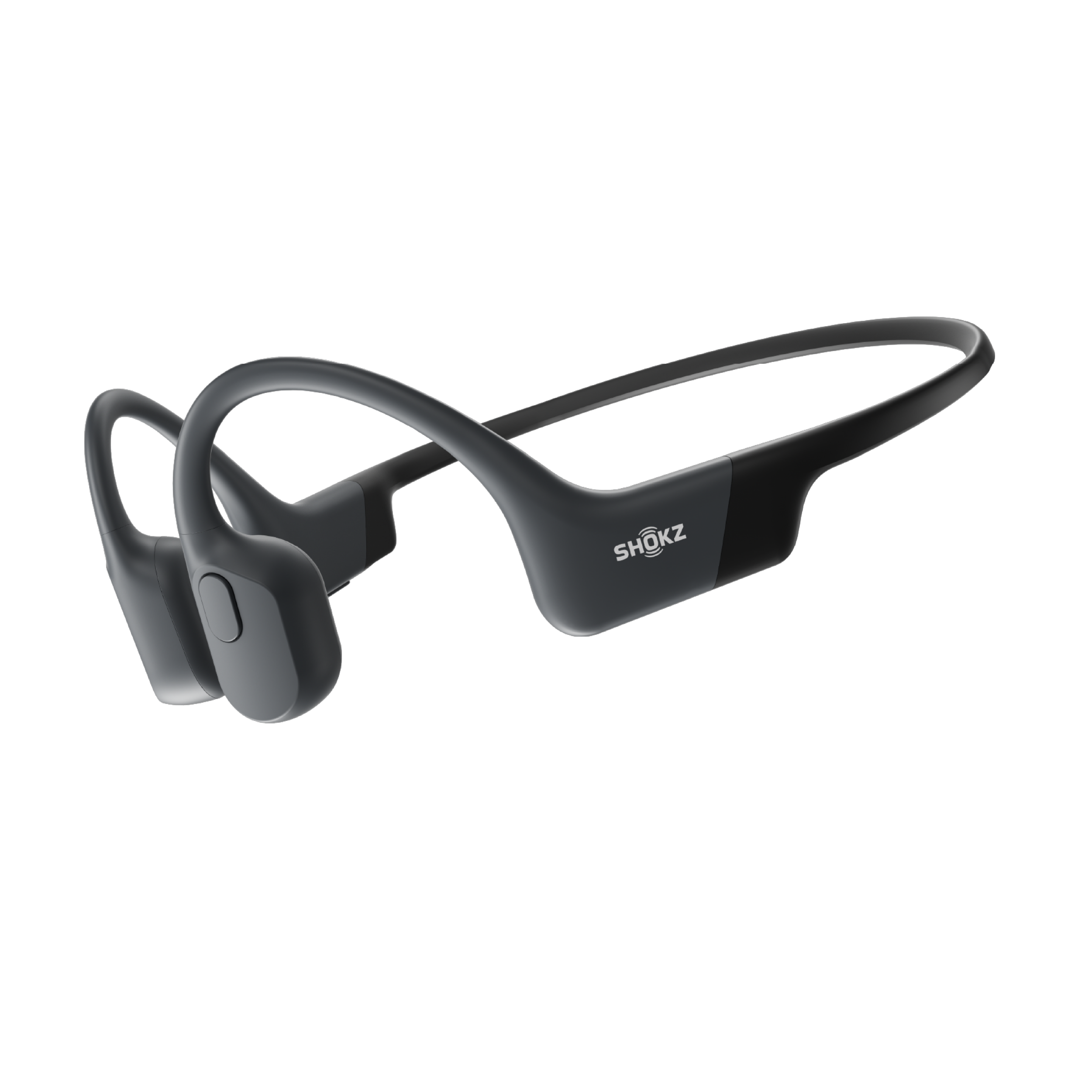 SHOKZ OpenRun Bone Conduction Open-Ear Bluetooth Sport Headphones (Grey + Standard)