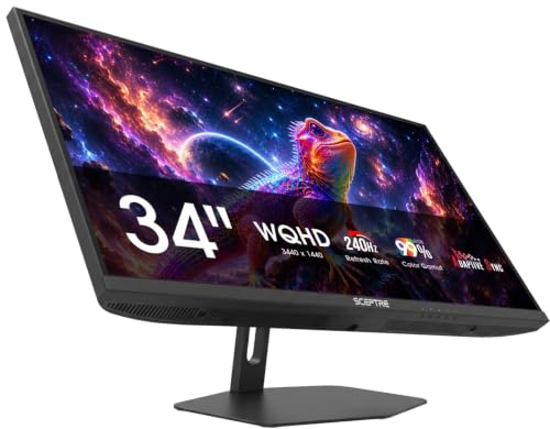 Sceptre Prime 34" UWQHD 240Hz VA Ultrawide Gaming Monitor Deal