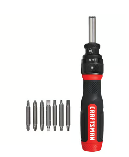 Craftsman SpeedDrive Ratcheting Multi-Bit Screwdriver Set 15-Piece