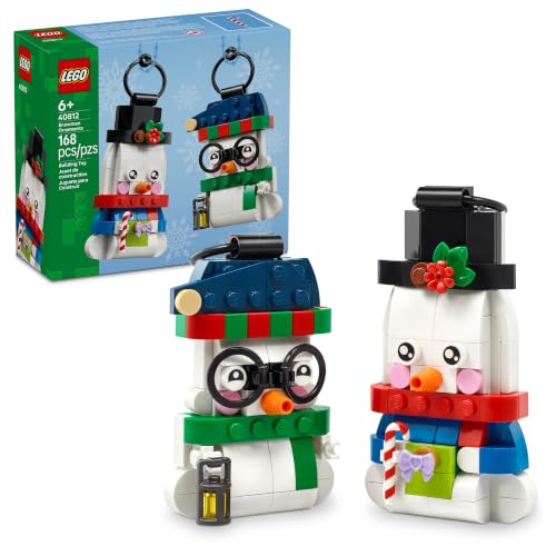 LEGO Seasonal: Christmas - Snowman Ornaments (40812, 168-Piece)