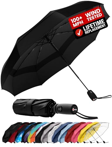 Windproof Travel Umbrella 100MPH Deal