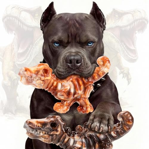 DinoBone Tough Dog Chew Toys 2-Pack Deal
