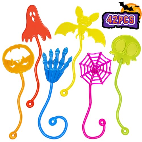 Halloween Sticky Hands Kids Party Favor Set 42-Pack