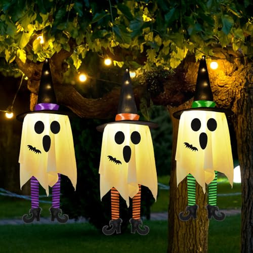 3pcs Halloween Hanging Ghosts