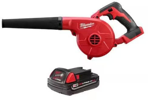 Milwaukee M18 18V Lith-Ion Cordless Compact Blower w/ 2.0 Ah Battery