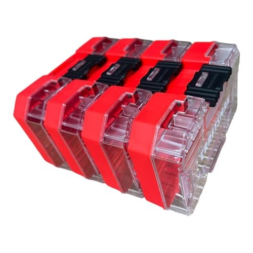 Craftsman Nano Small Versastack Compatible Stackable Plastic Storage Cases 4-Pack Deal