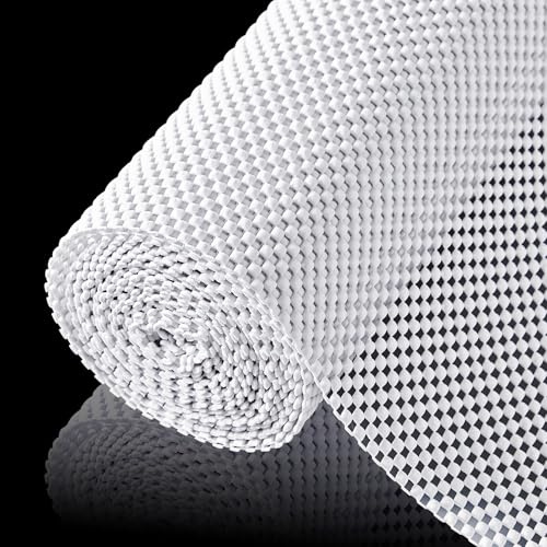 ALIUNI Non-Slip Shelf Liner 12" x 120" White Deal