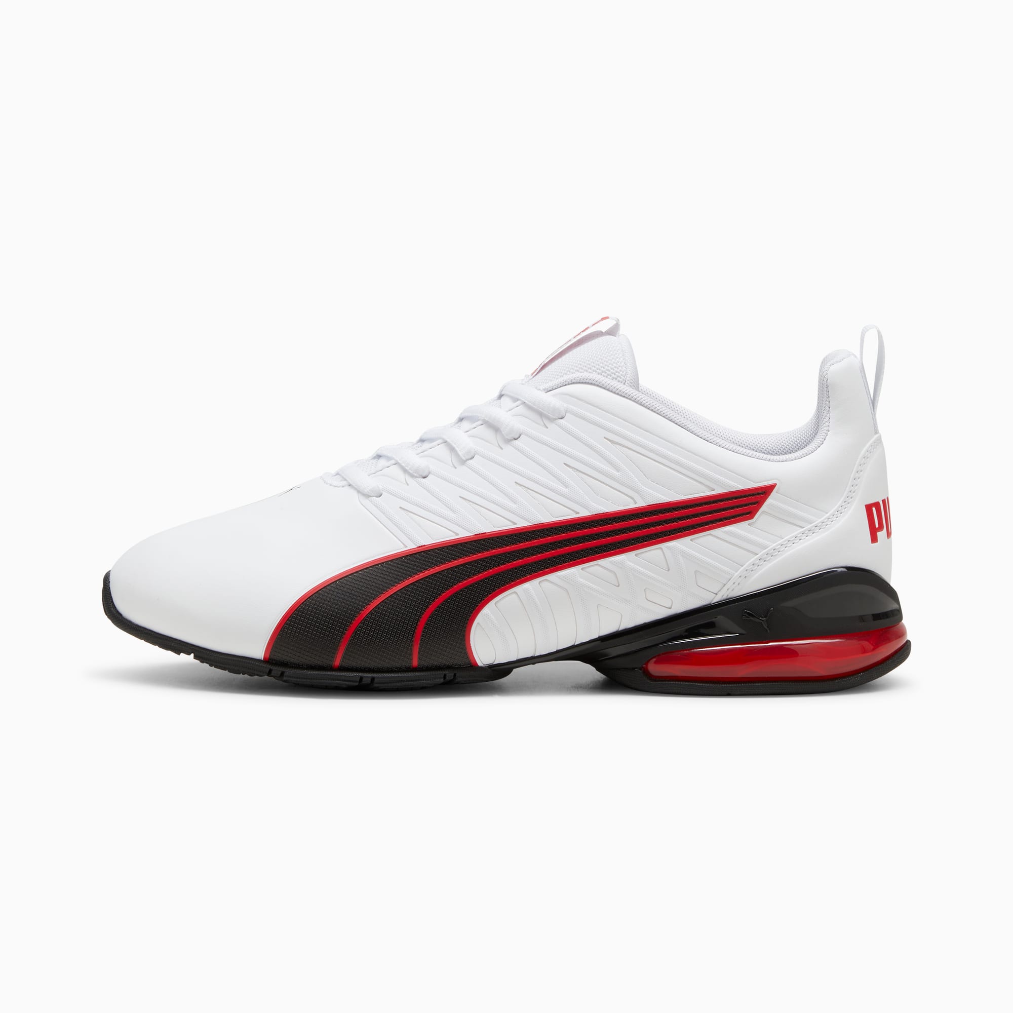 PUMA Voltaic Evo Fast Men's Shoes White/Black/Red
