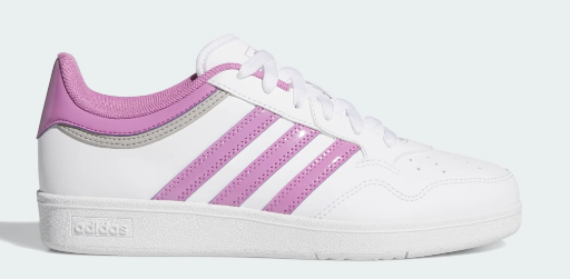 adidas Women's Hoops 4.0 Shoes (Cloud White/Preloved Purple/Grey Two)