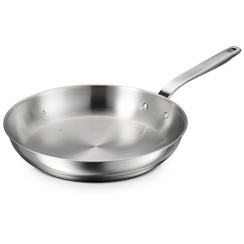 Tramontina Tempo Tri-Ply Base Stainless Steel 12-Inch Large Frying Pan Deal