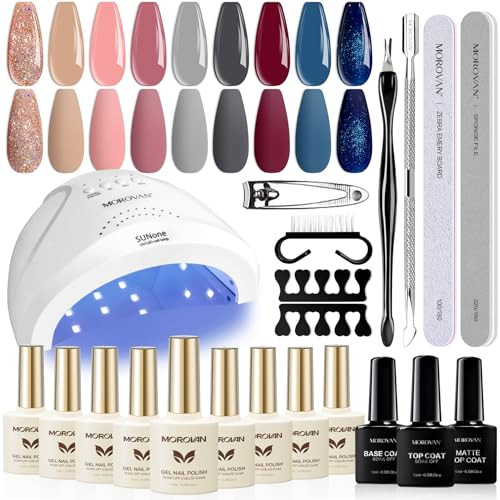 Morovan Gel Nail Polish Kit