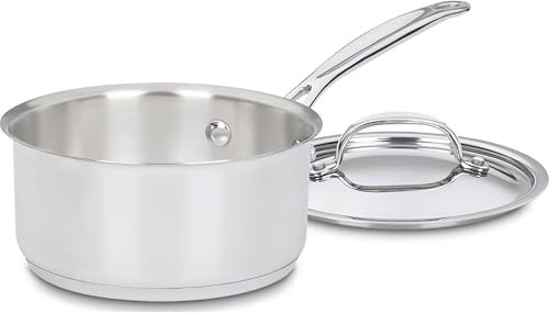 Cuisinart Chef's Classic 1.5-Quart Stainless Steel Saucepan w/ Cover
