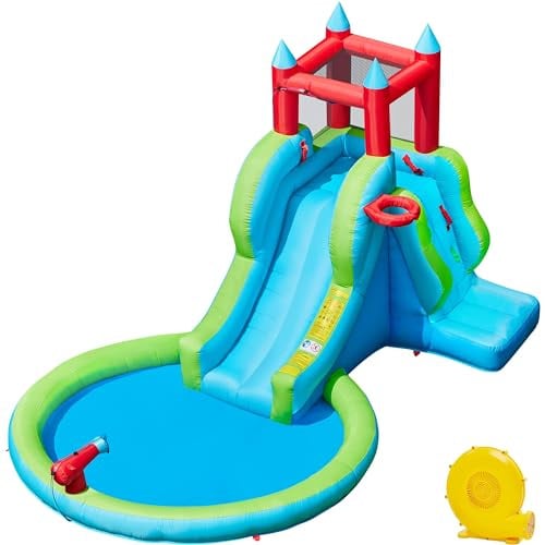 Yaheetech Inflatable Kids Water Slide 5-in-1