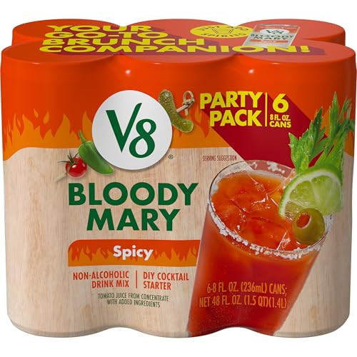 V8 Bloody Mary Spicy Mix 6 x 6-Pack