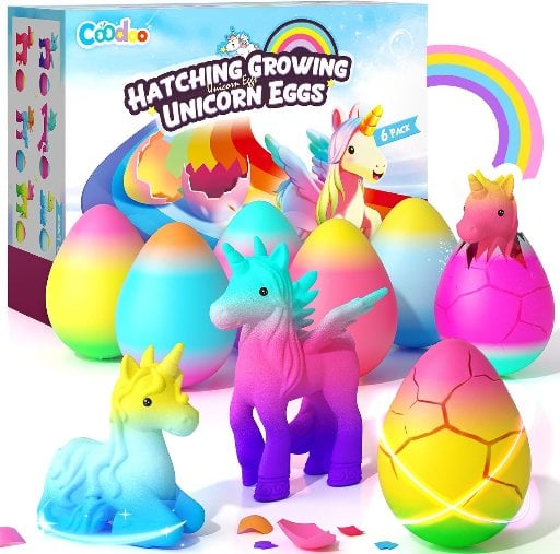 Unicorn Hatching Rainbow Eggs 6-Pack Deal