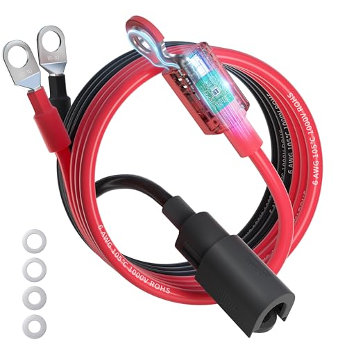 Ampeak 6 AWG Battery Cable 3FT 120A