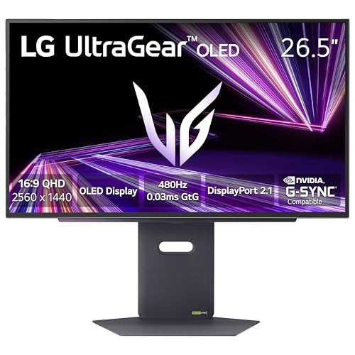LG Ultragear 27" QHD 480Hz 0.03ms OLED Gaming Monitor (27GX790A-B)