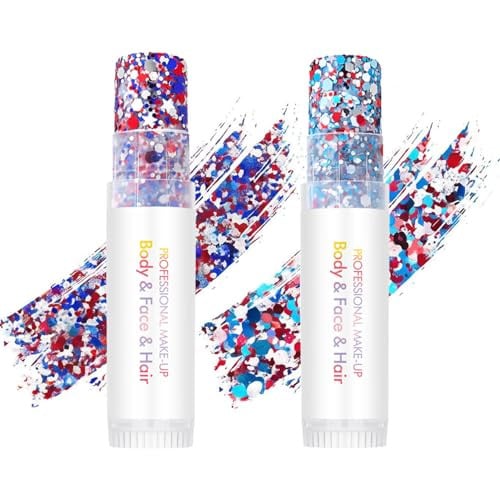 4th of July Body Glitter Stick 2-Pack Deal