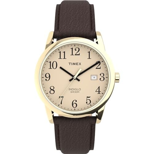 Timex Easy Reader 38mm Men's Watch (Brown)
