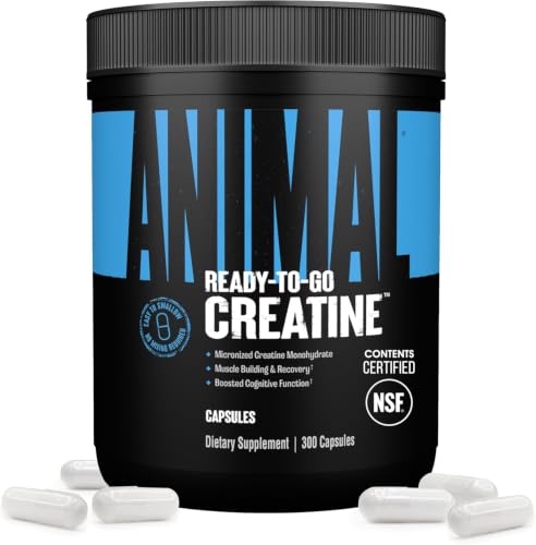 Animal Creatine Monoydrate Powder Capsules 300 Count Deal