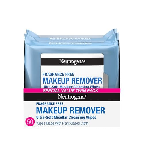 Neutrogena Makeup Remover Face Wipes Fragrance Free 2-Pack 25-Count Deal
