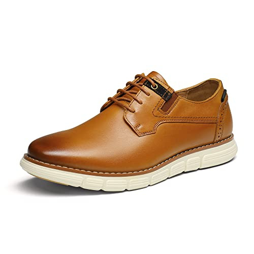 Bruno Marc Men's Crossflex Oxford Dress Sneakers