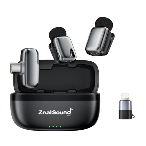 ZealSound Mini Wireless Lavalier Microphone