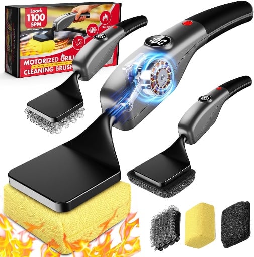 Reciprocating Electric Grill Cleaning Brush Deal