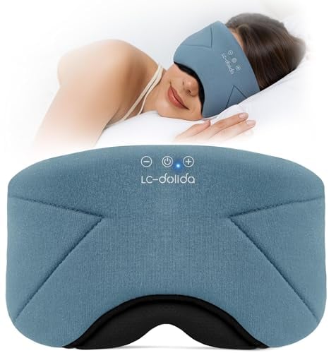 LC-dolida Bluetooth 5.4 Sleep Mask w/ Headphones