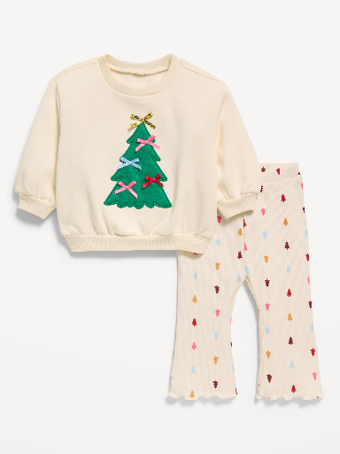 Baby Graphic Sweatshirt and Legging Set