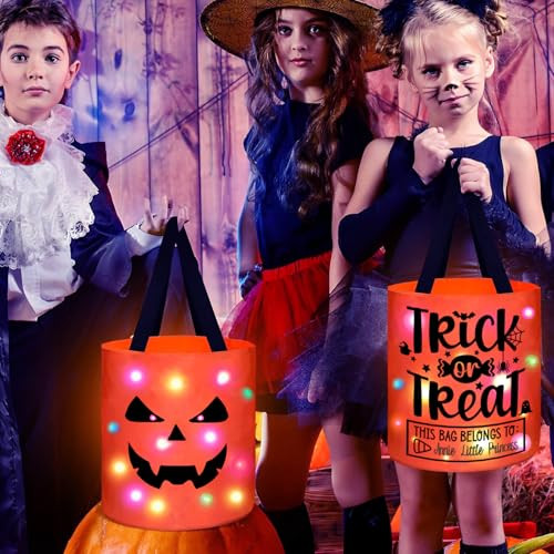 Halloween Light-up Candy Bucket