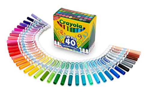 Crayola Ultra Clean Washable Markers 40 Count