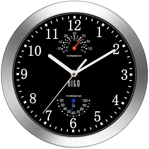 HITO 10 Inch Silent Wall Clock Deal