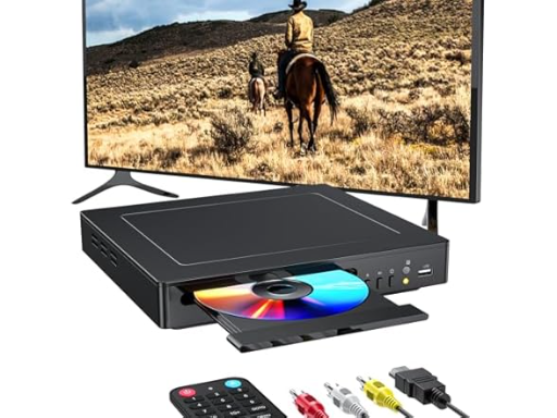 Electcom DVD Player With Remote, HDMI and Component Video Cables